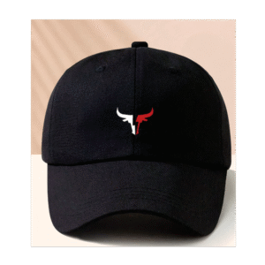 Gorra de béisbol estampa de toro