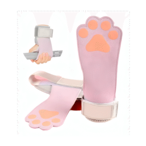 Straps diseño manos de gato rosa (par)