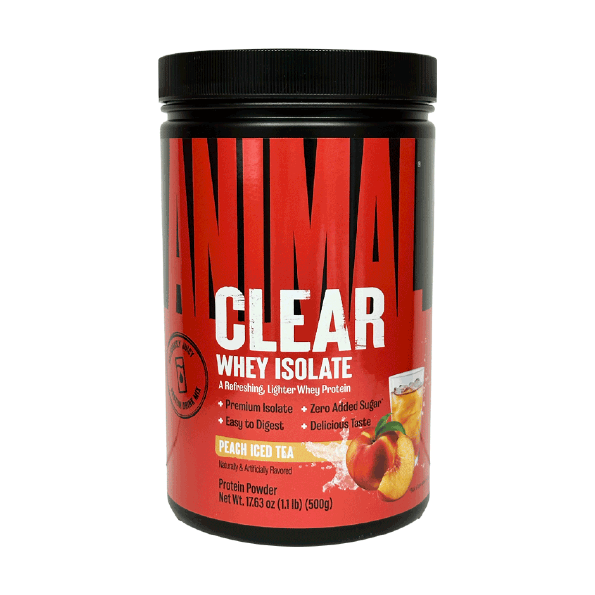 Animal Clear Whey Isolate 500 GRS Peach Iced Tea