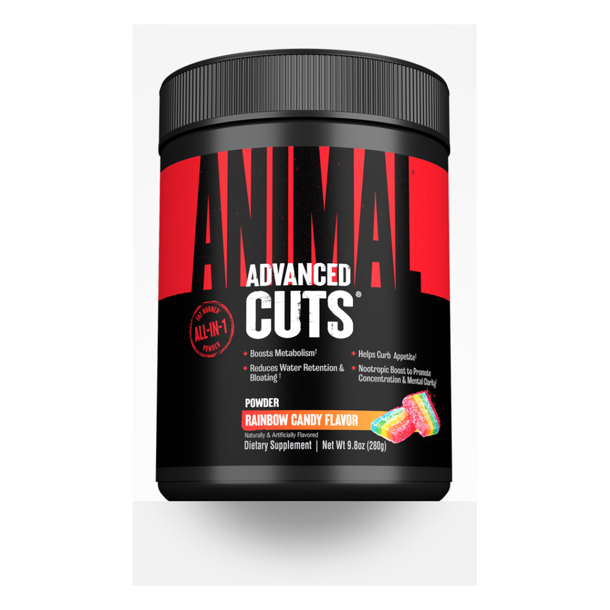 Animal Cuts Powder 42 Serv Rainbow Candy
