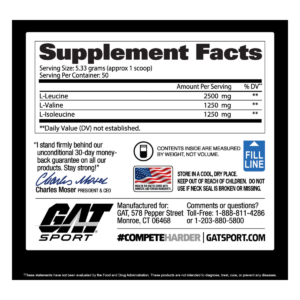 BCAA Powder 50 Serv 250 GRS
