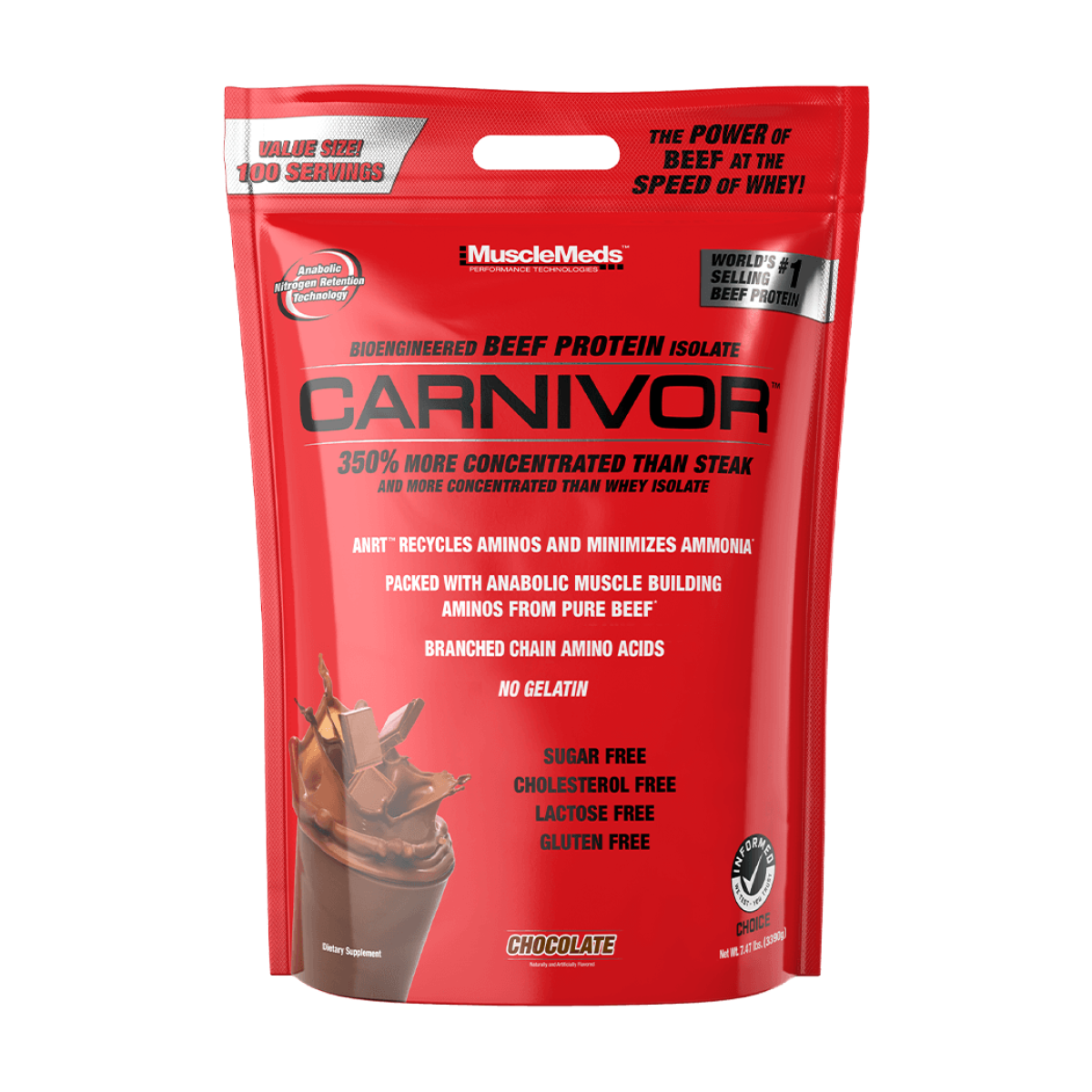 Carnivor 8 LBS Bag Chocolate Fudge