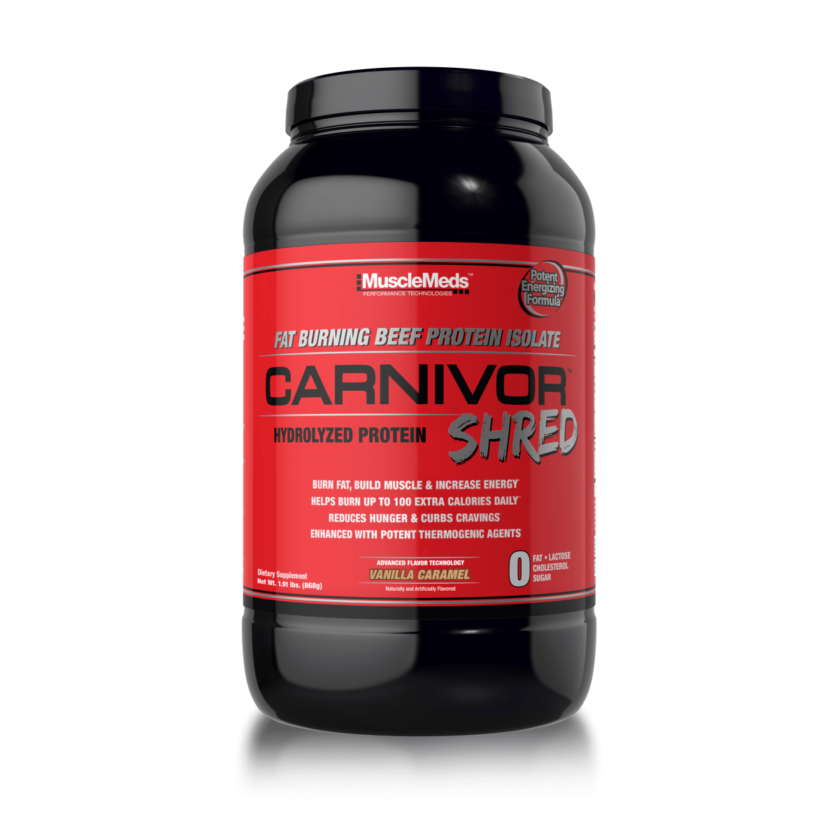 Carnivor Shred 2 LBS Vanilla Caramel