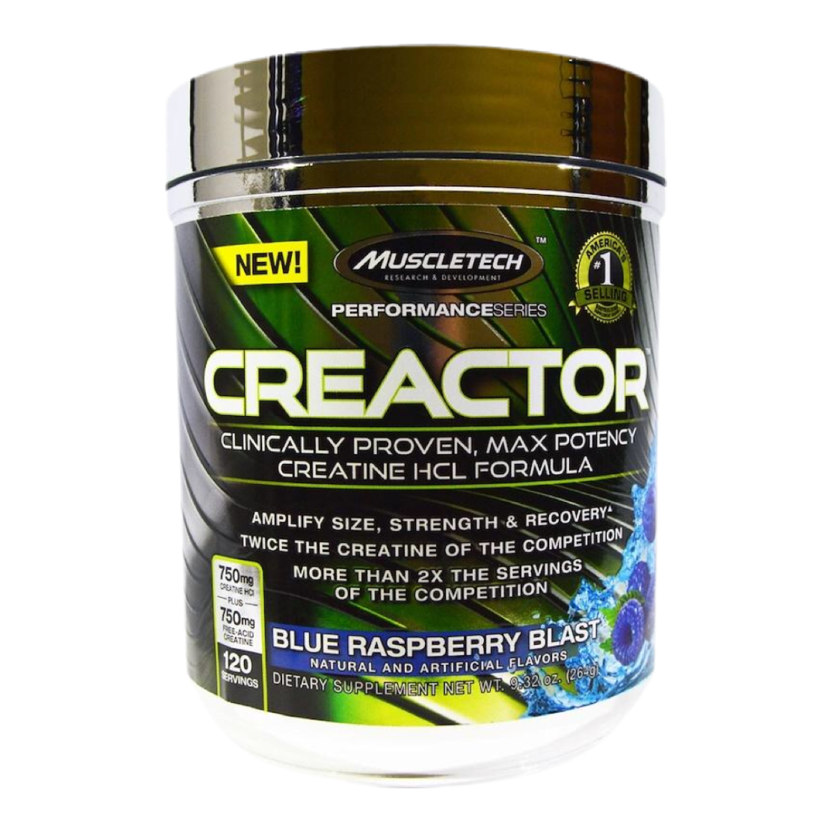 Creactor 120 Serv Blue Raspberry Blast