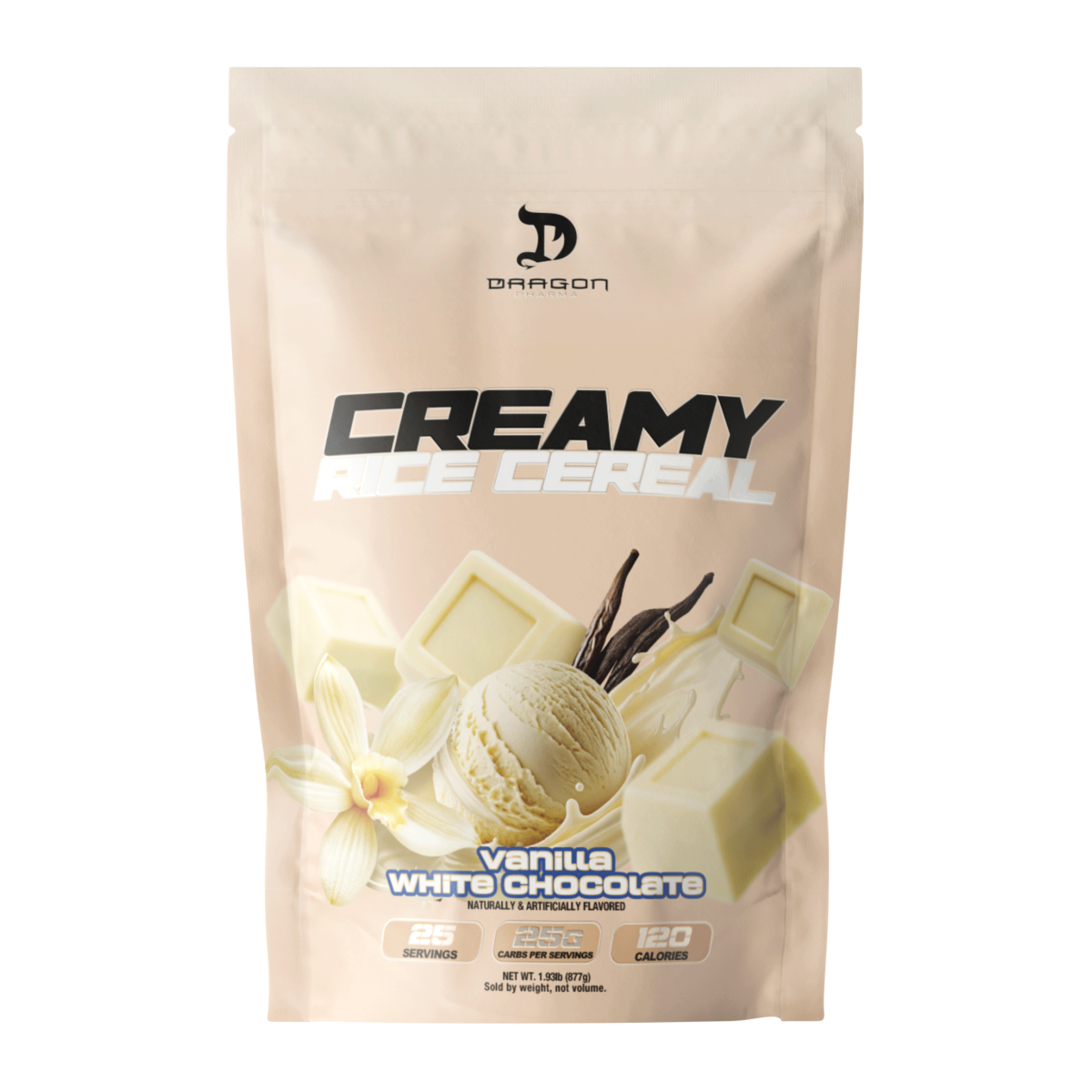 Creamy Rice Cereal 25 Serv White Chocolate Vanilla