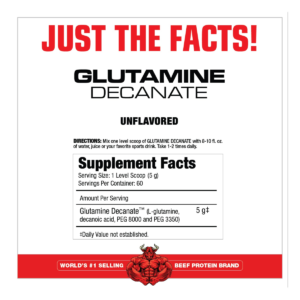 Glutamine Decanate 300 GRS