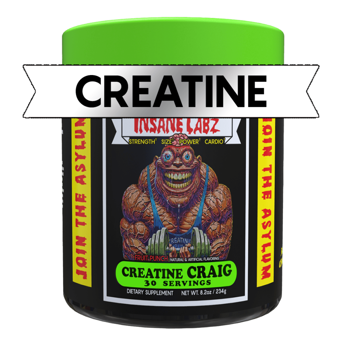 Insane Creatine Craig 30 Serv Fruit Punch