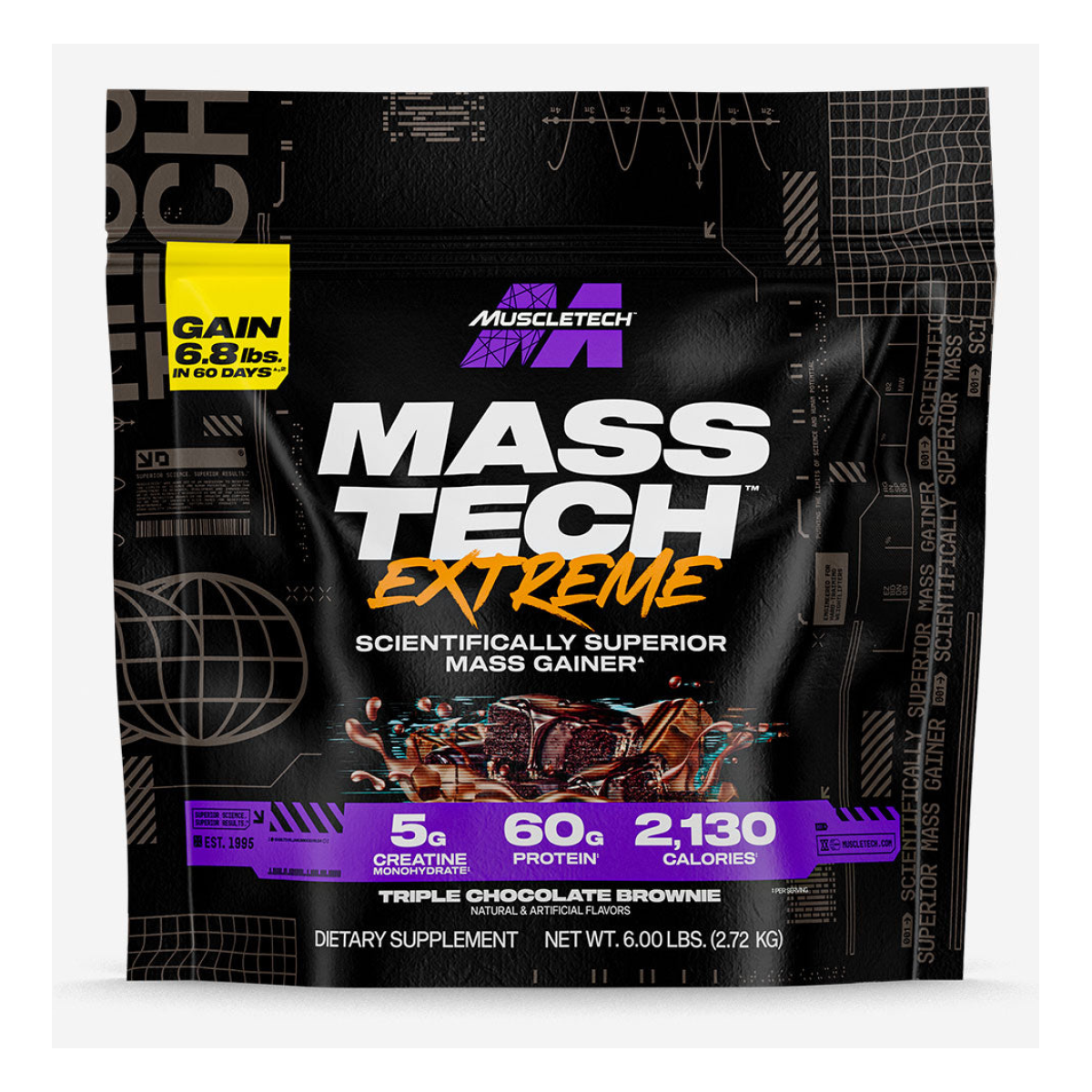Mass-tech Extreme 2000 12 LBS Triple Chocolate Brownie