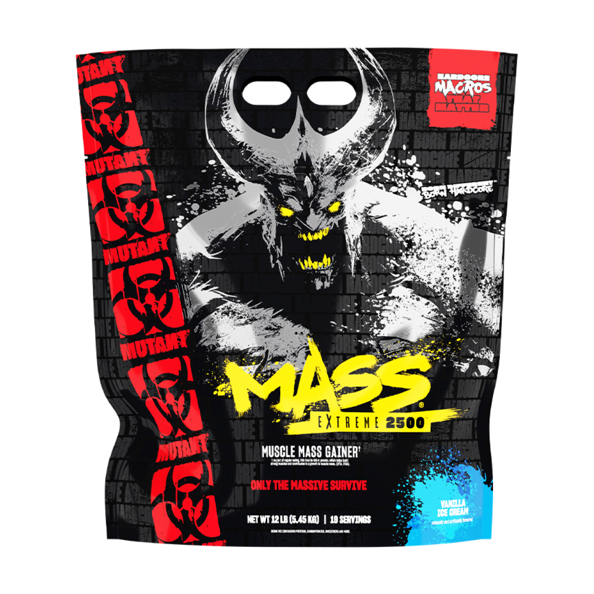 Mass Xxxtreme 2500 12 LBS Vanilla Ice Cream