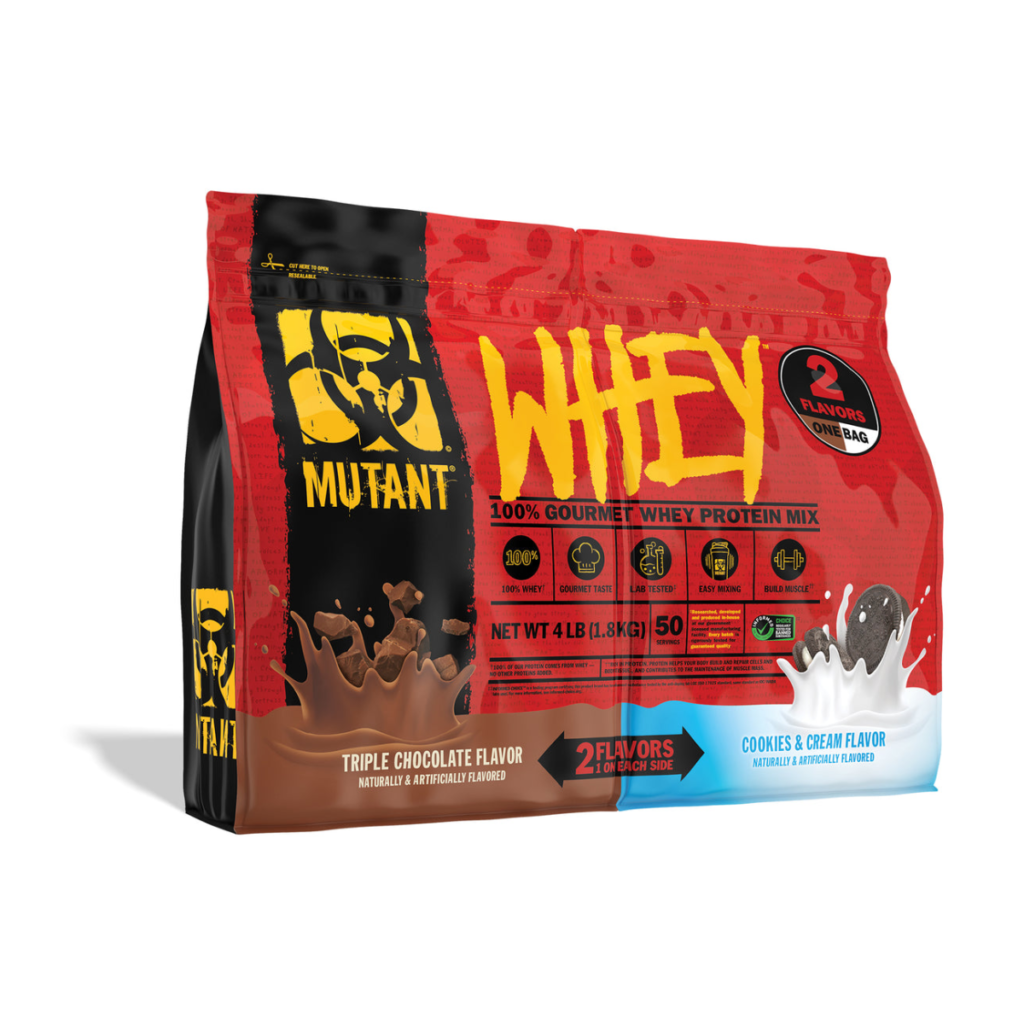 Mutant Whey 4 LBS Double Flavor Triple Chocolate + Cookies & Cream