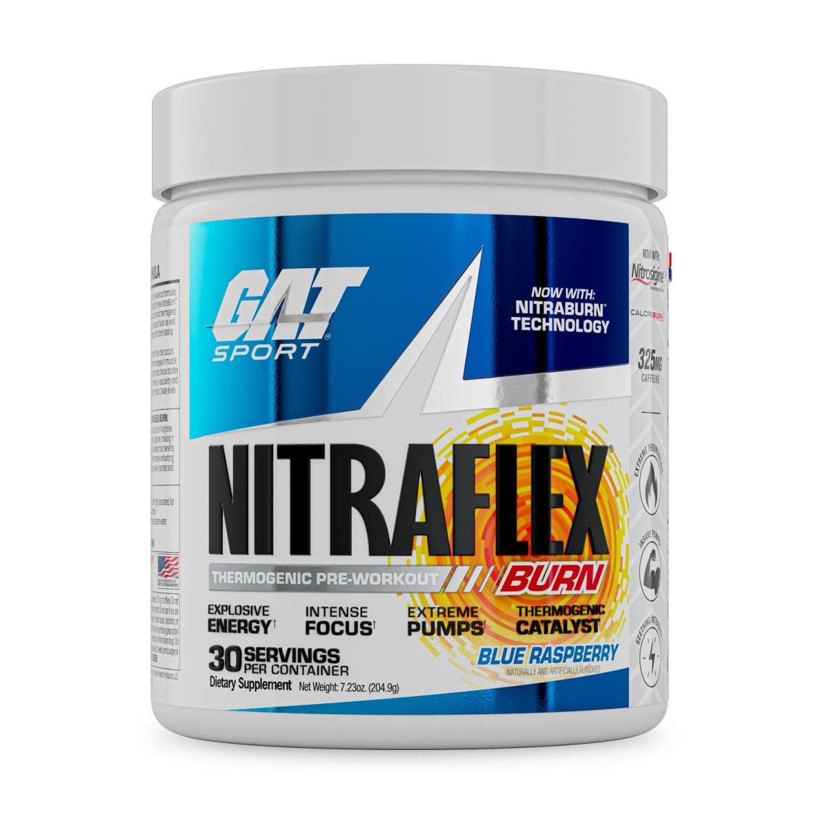 Nitraflex Burn 30 Serv Blue Raspberry