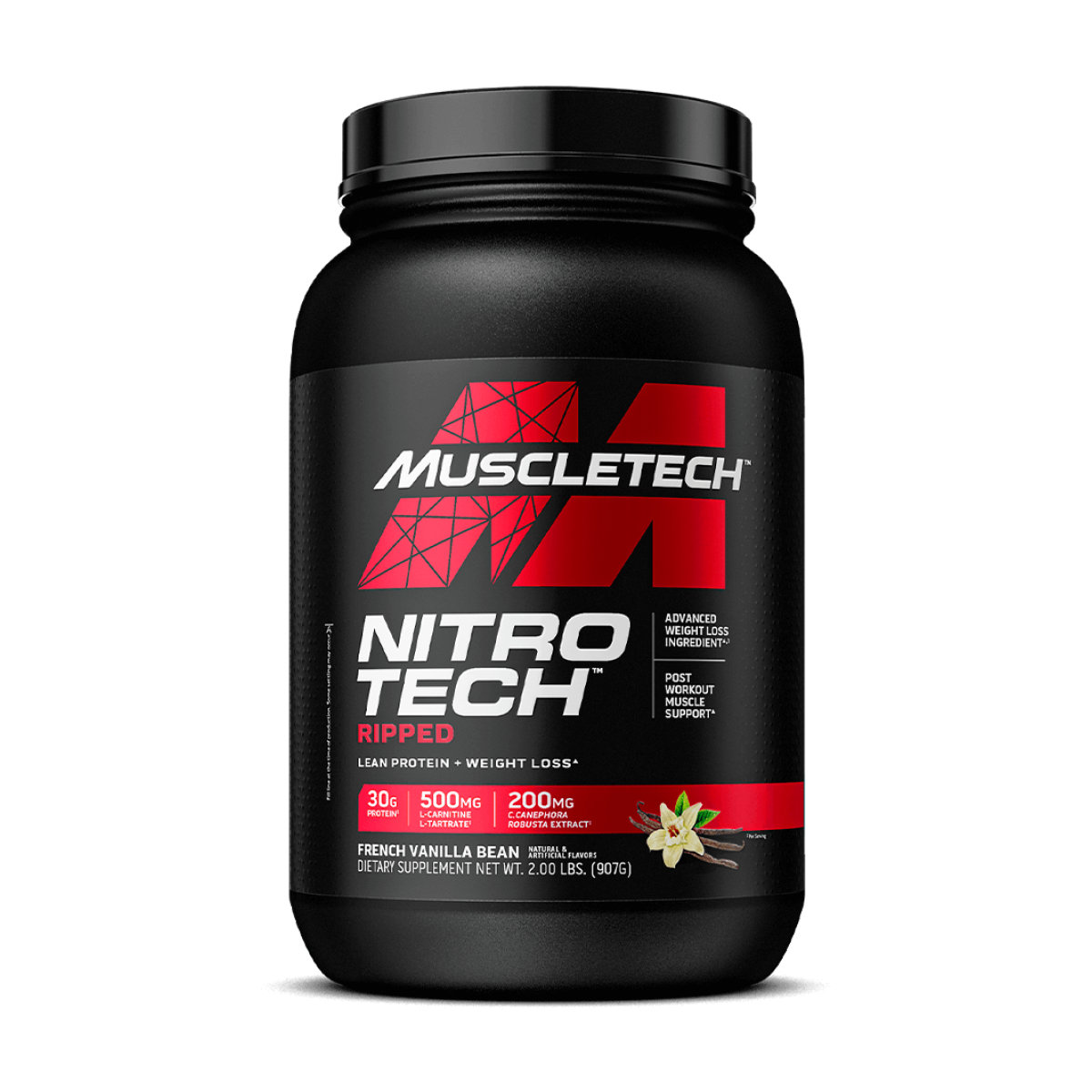 Nitro-tech Ripped 2 LBS French Vanilla Bean