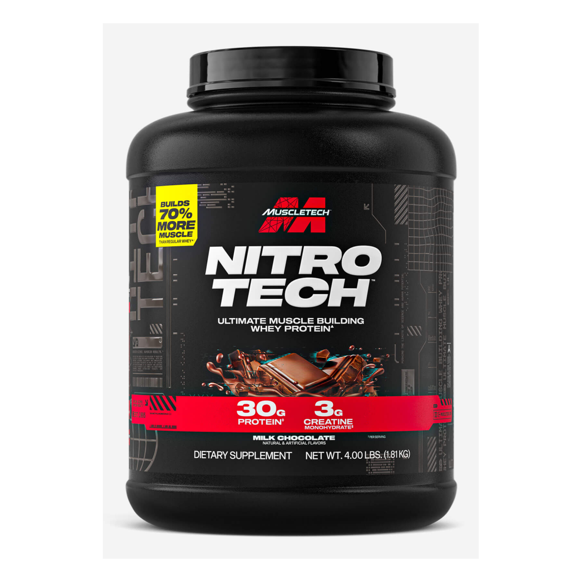 Nitro-tech Whey Protein 4 LBS Milk Chocolate