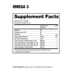 Omega 3 60 CT