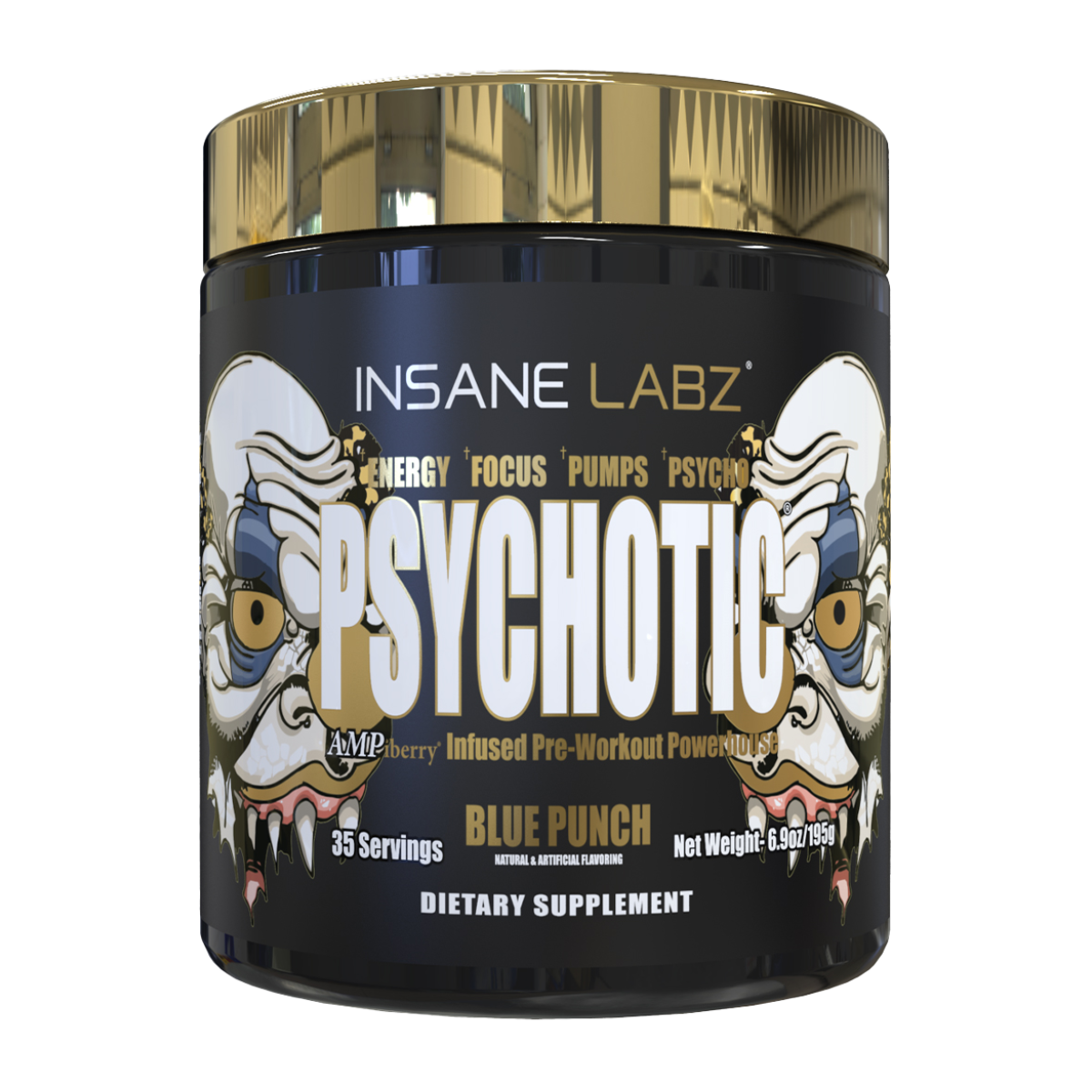 Psychotic Gold 35 Serv Blue Punch